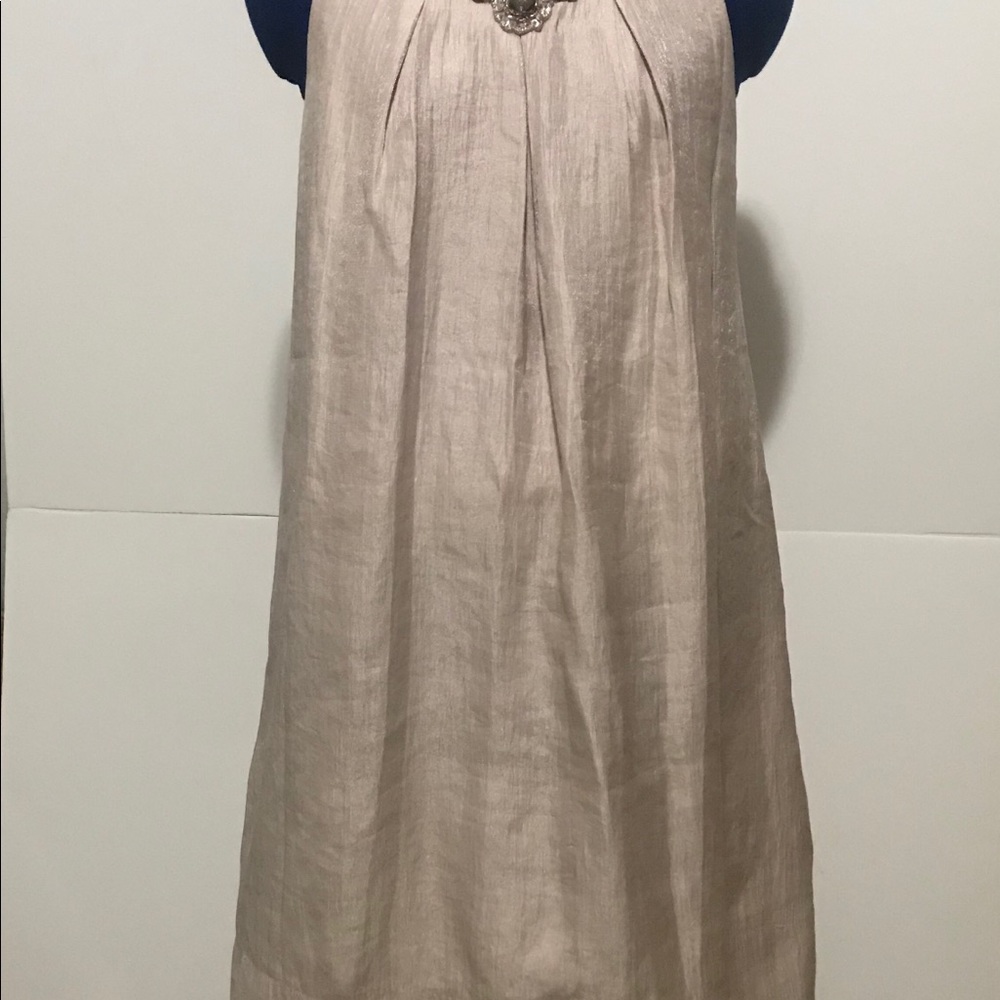 ALEXIA ADMOR NEW YORK JEWELED NECK DRESS SIZE L - Picture 3 of 7